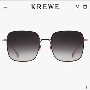 KREWE 18K Rose + Matte Black Titanium- NEVER WORN, Beautiful glasses!